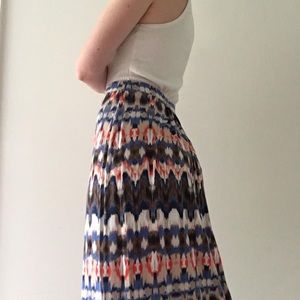 THIS IS THE LOWEST PRICE:  Cynthia Rowley Tie Dye Maxi Midi Skirt, US S